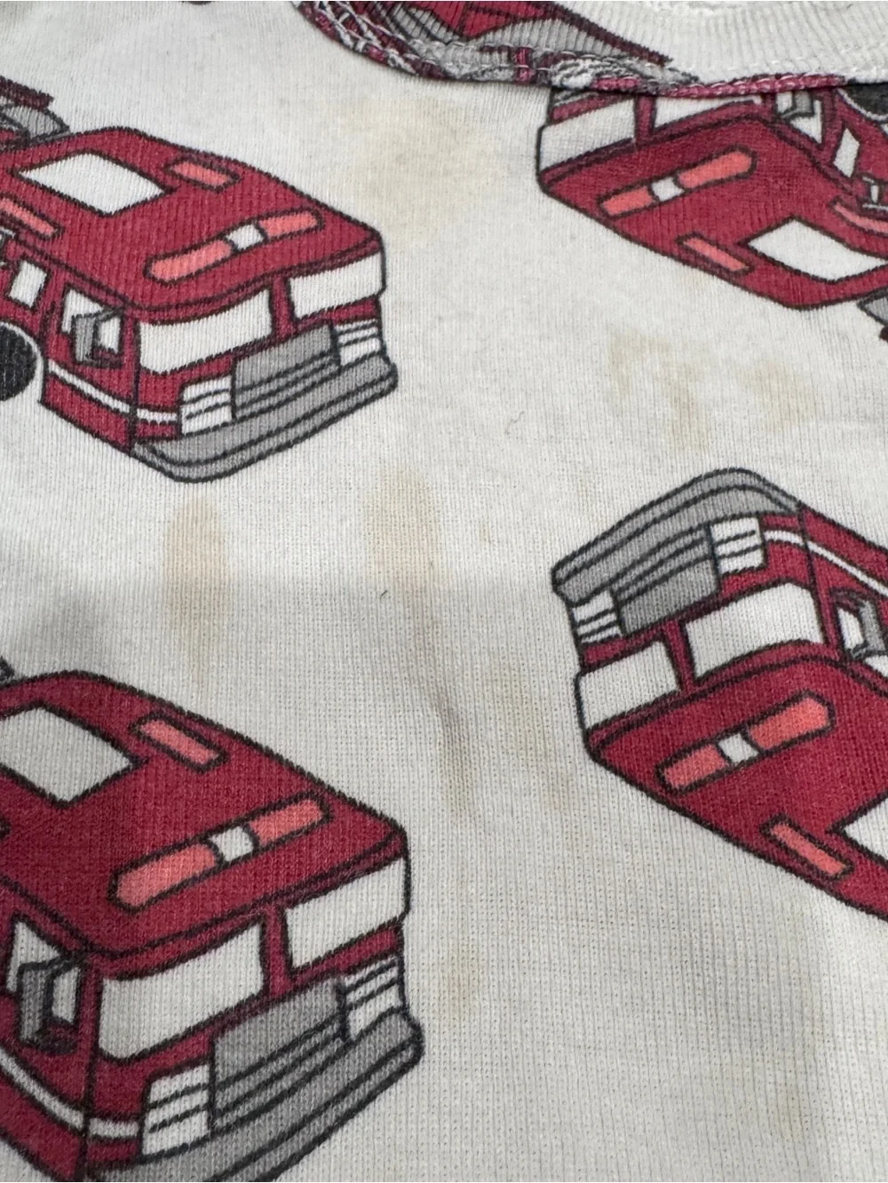 GAP - set of 2 - Kids Pajama Sets with Fire Truck/Light Blue Airplane Plane - 4T
